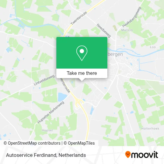 Autoservice Ferdinand map