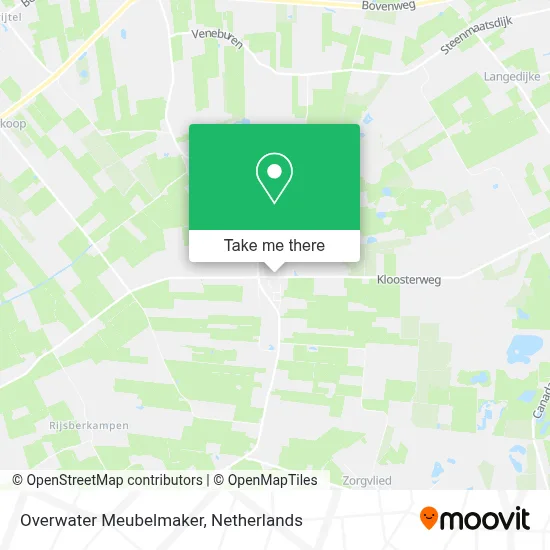 Overwater Meubelmaker map