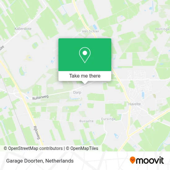 Garage Doorten map