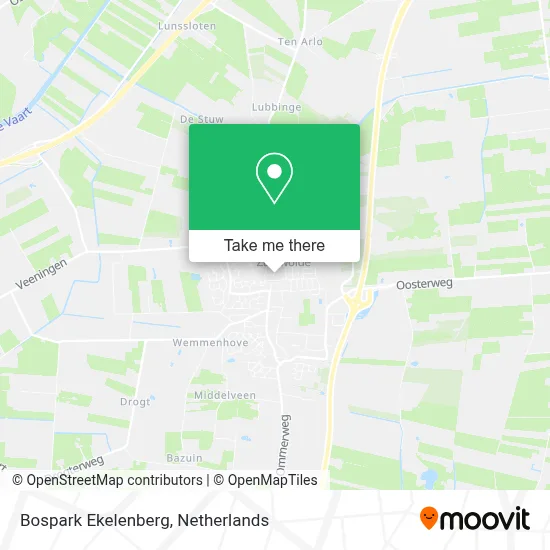 Bospark Ekelenberg map