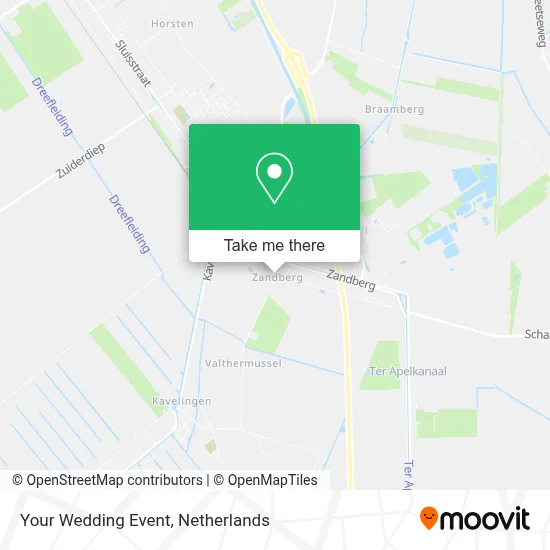 Your Wedding Event map