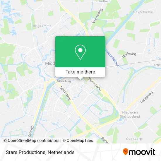 Stars Productions map