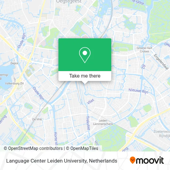 Language Center Leiden University map