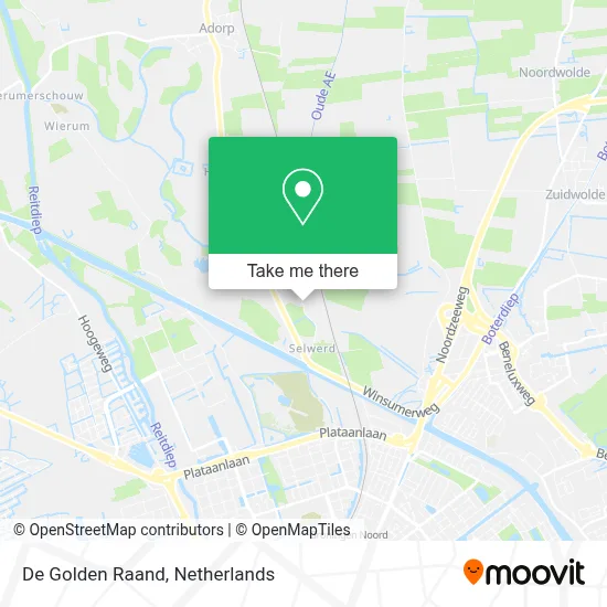 De Golden Raand map
