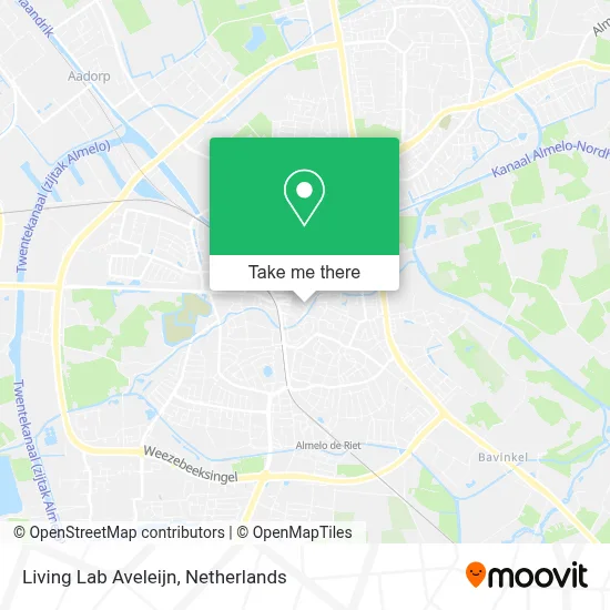 Living Lab Aveleijn map