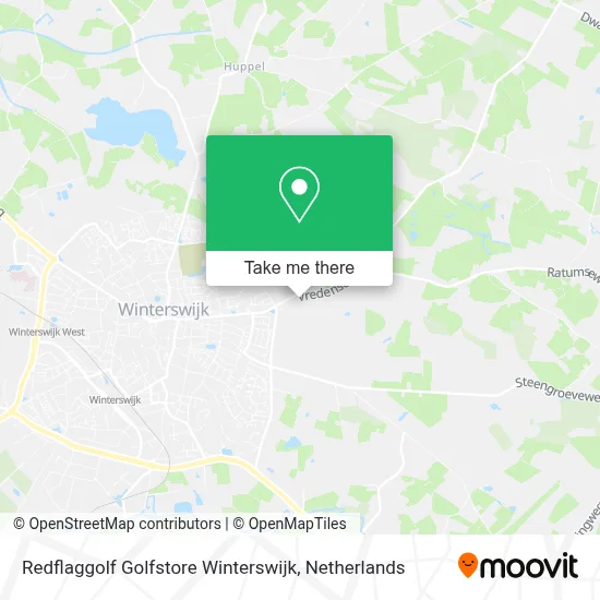Redflaggolf Golfstore Winterswijk map