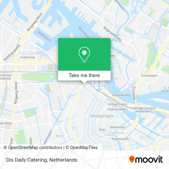 Dis Daily Catering map