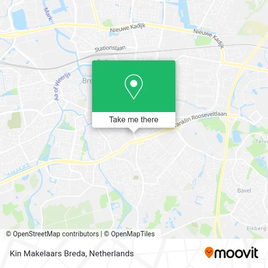 Kin Makelaars Breda map