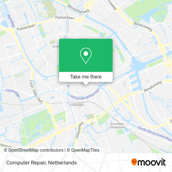 Computer Repair Karte
