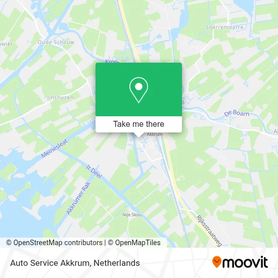 Auto Service Akkrum Karte