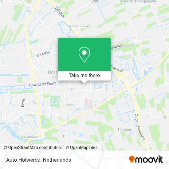 Auto Holwerda Karte