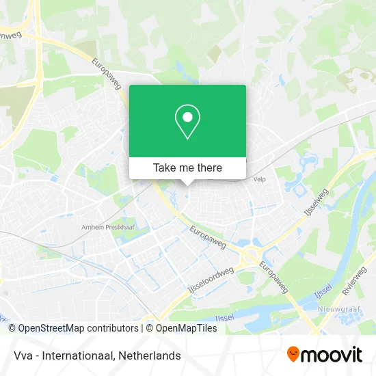 Vva - Internationaal map