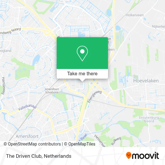 The Driven Club map