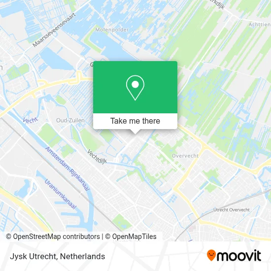 Jysk Utrecht map