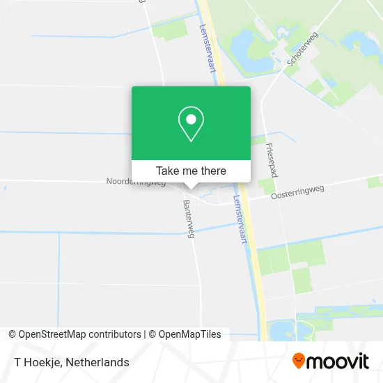 T Hoekje map