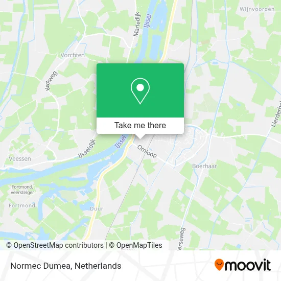 Normec Dumea map