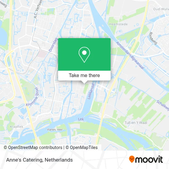 Anne's Catering map