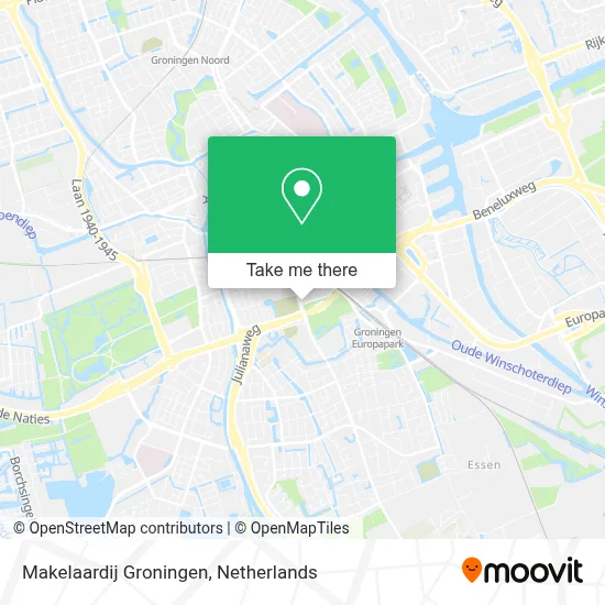 Makelaardij Groningen map