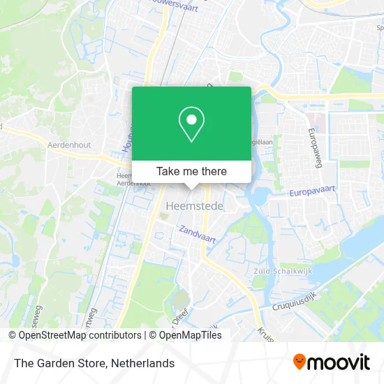 The Garden Store map