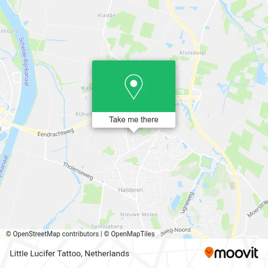 Little Lucifer Tattoo map