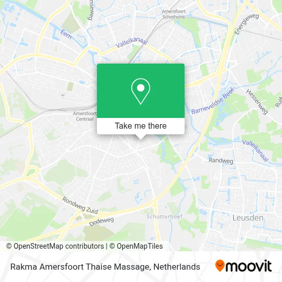 Rakma Amersfoort Thaise Massage map