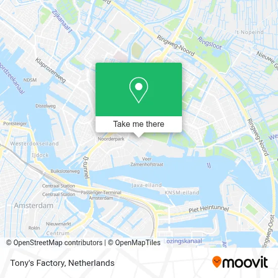 Tony's Factory map