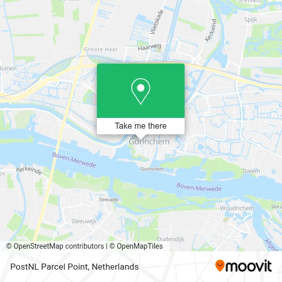 Postnl Pakketpunt map