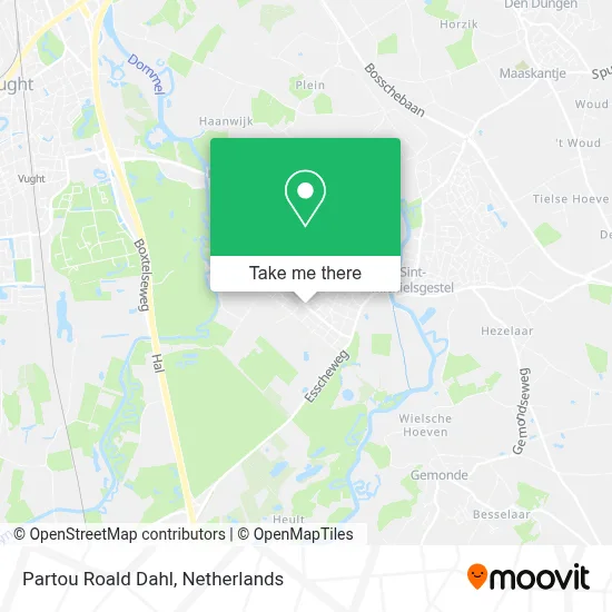 Partou Roald Dahl map