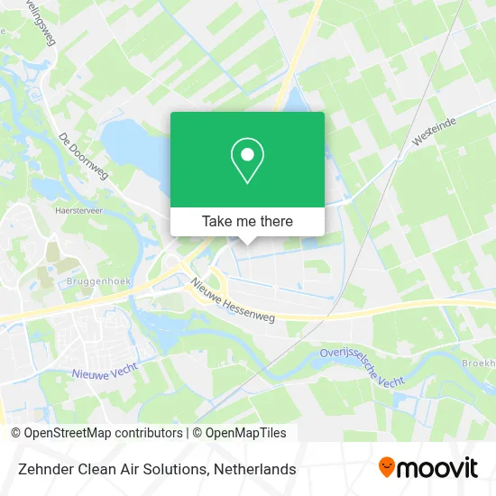Zehnder Clean Air Solutions map