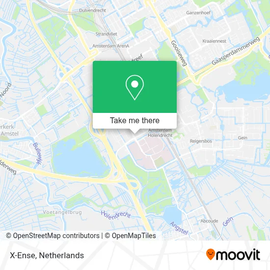 X-Ense map