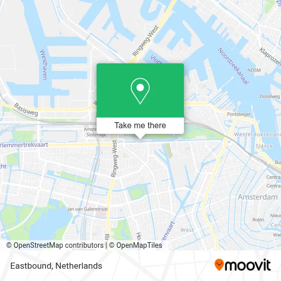 Eastbound map