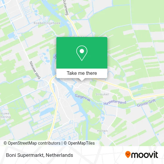 Boni Supermarkt map