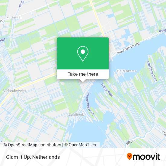Glam It Up map