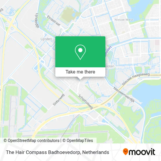The Hair Compass Badhoevedorp map