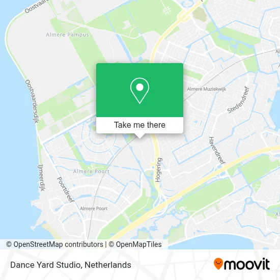 Dance Yard Studio map