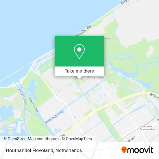 Houthandel Flevoland map