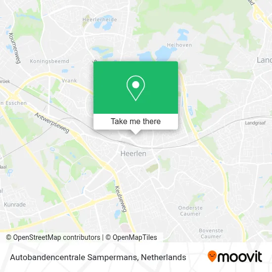 Autobandencentrale Sampermans map