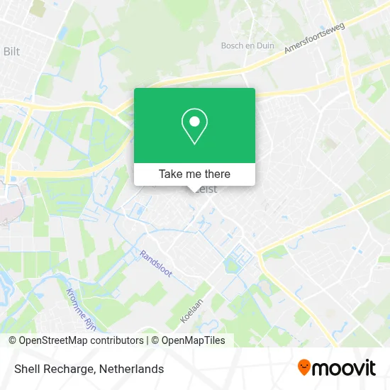 Shell Recharge map