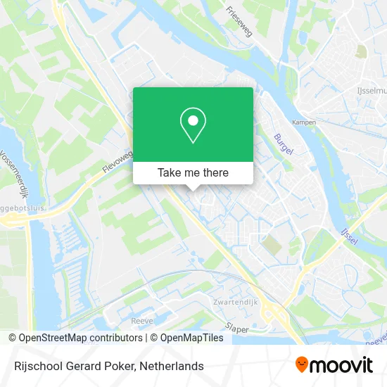 Rijschool Gerard Poker map