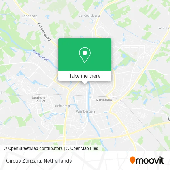 Circus Zanzara map