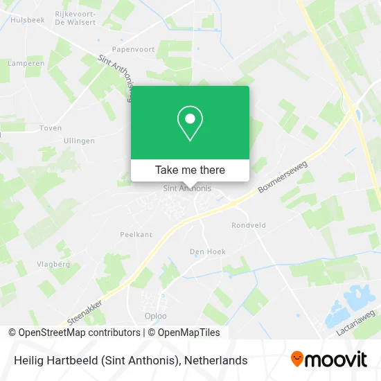 Heilig Hartbeeld (Sint Anthonis) map