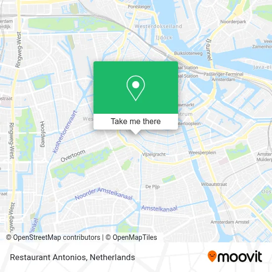 Restaurant Antonios map