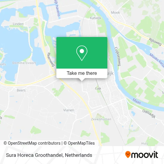 Sura Horeca Groothandel map