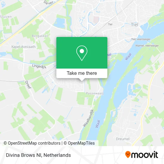 Divina Brows Nl map