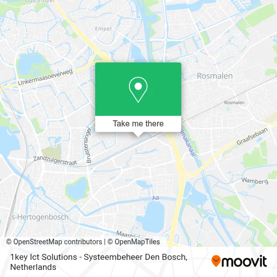 1key Ict Solutions - Systeembeheer Den Bosch map