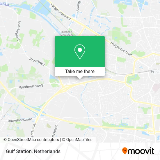 Gulf Station map