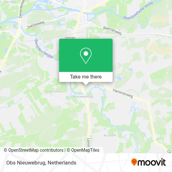 Obs Nieuwebrug map