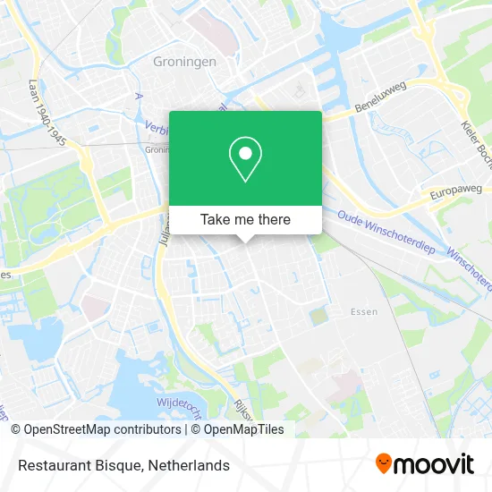 Restaurant Bisque map