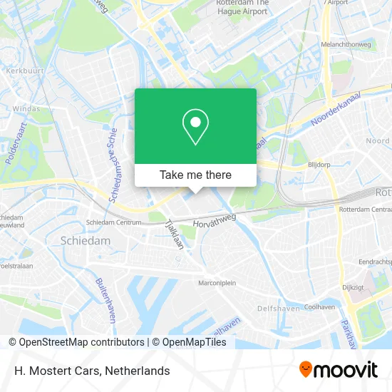 H. Mostert Cars map