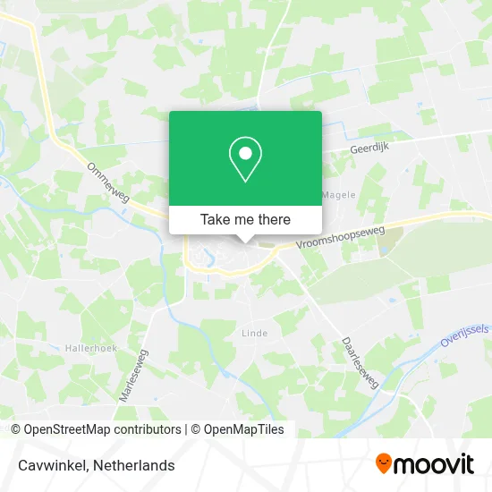 Cavwinkel map